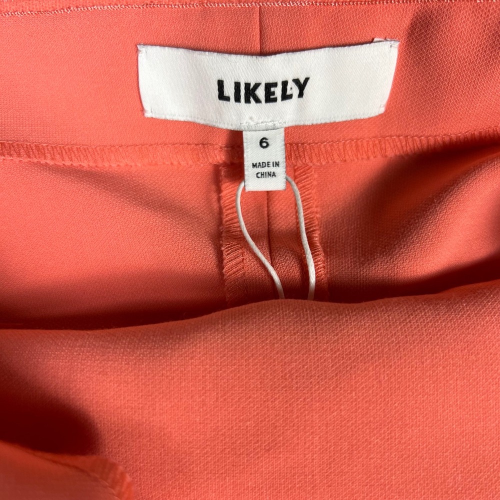 LIKELY Dress Womens 6 Revolve Driggs Strapless Popover Midi Dress Coral Pink - Picture 6 of 8